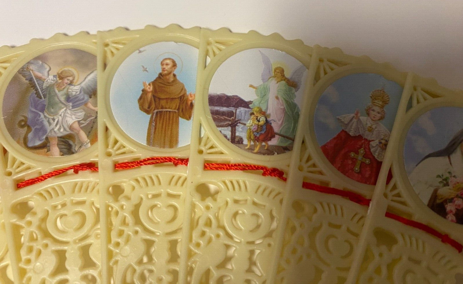 Saints Celluloid Panel Small Fan, New #AB-042 - Journeys of Faith