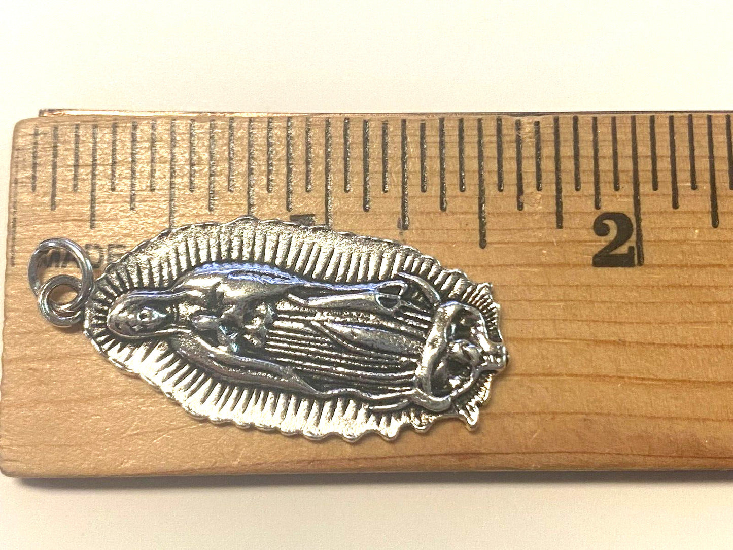 Our Lady of Guadalupe Silver Plated 1.5" Medal, New #MD-019 - Journeys of Faith