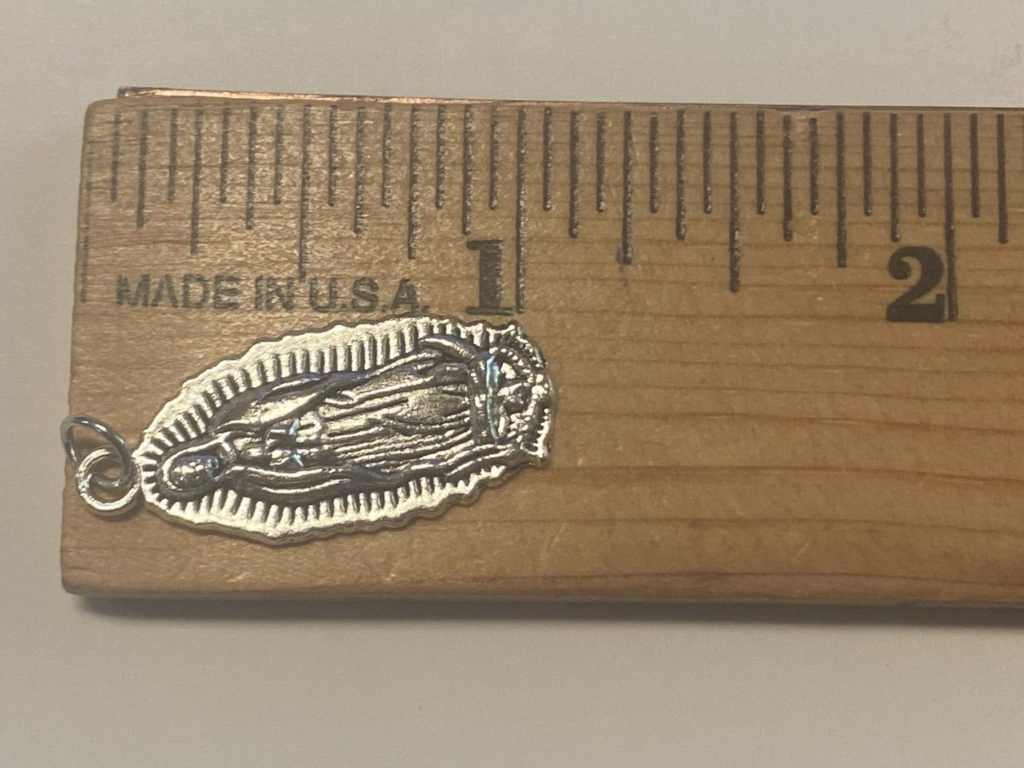 Our Lady of Guadalupe Silver Plated 1"  Medal, New #18 - Journeys of Faith