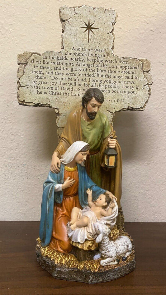 Holy Family  Nativity Large Cross, New #AB-151 - Journeys of Faith