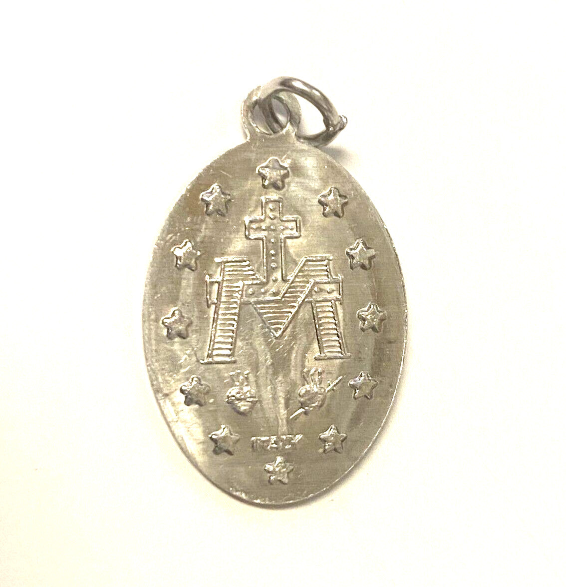 Our Lady of the Miraculous Silver tone  1" Medal, New from Italy #MD-069 - Journeys of Faith