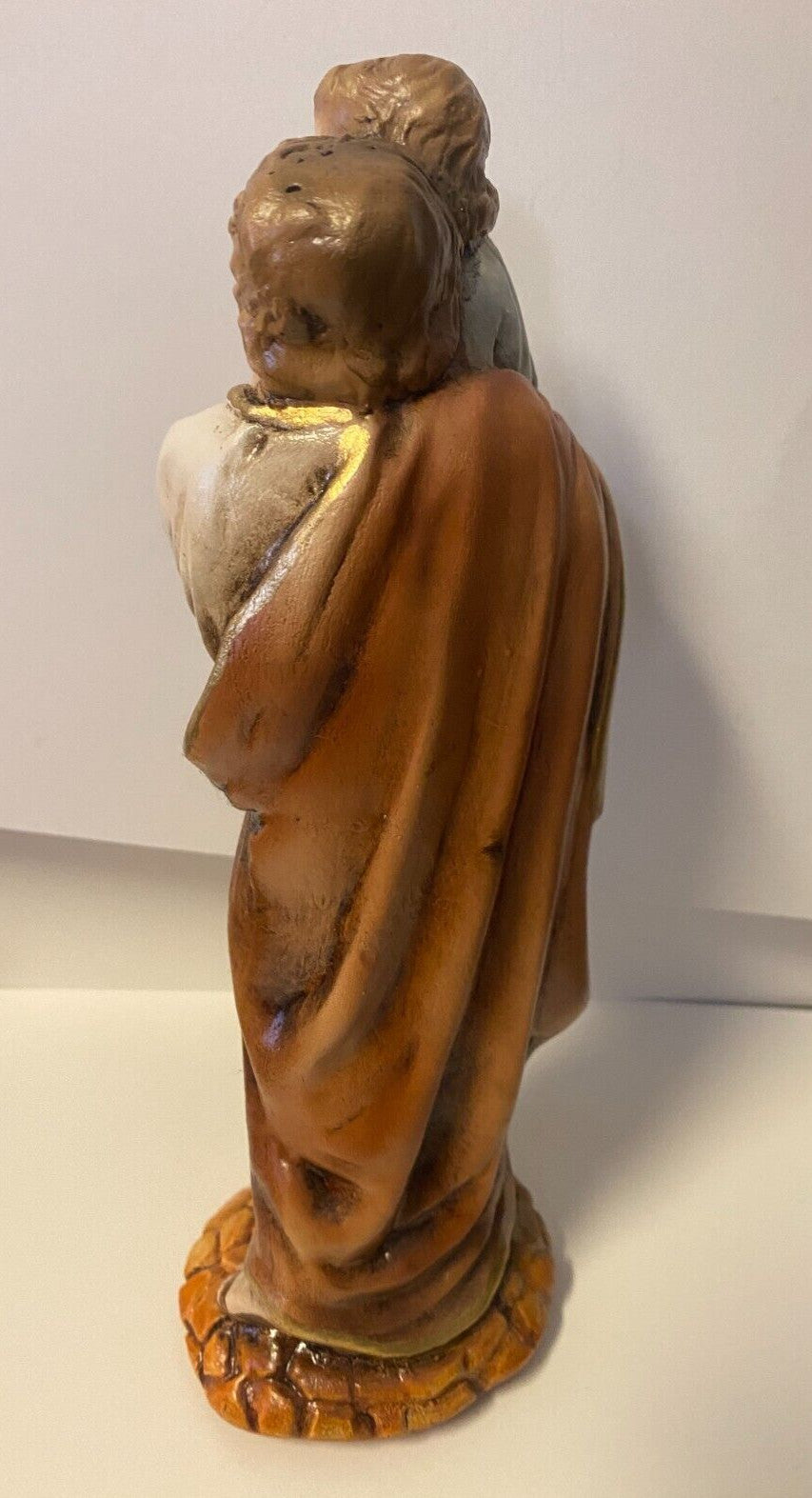 Saint Joseph with Child "A Father's Hug", 7.25" Statue, New from Colombia #L079 - Journeys of Faith