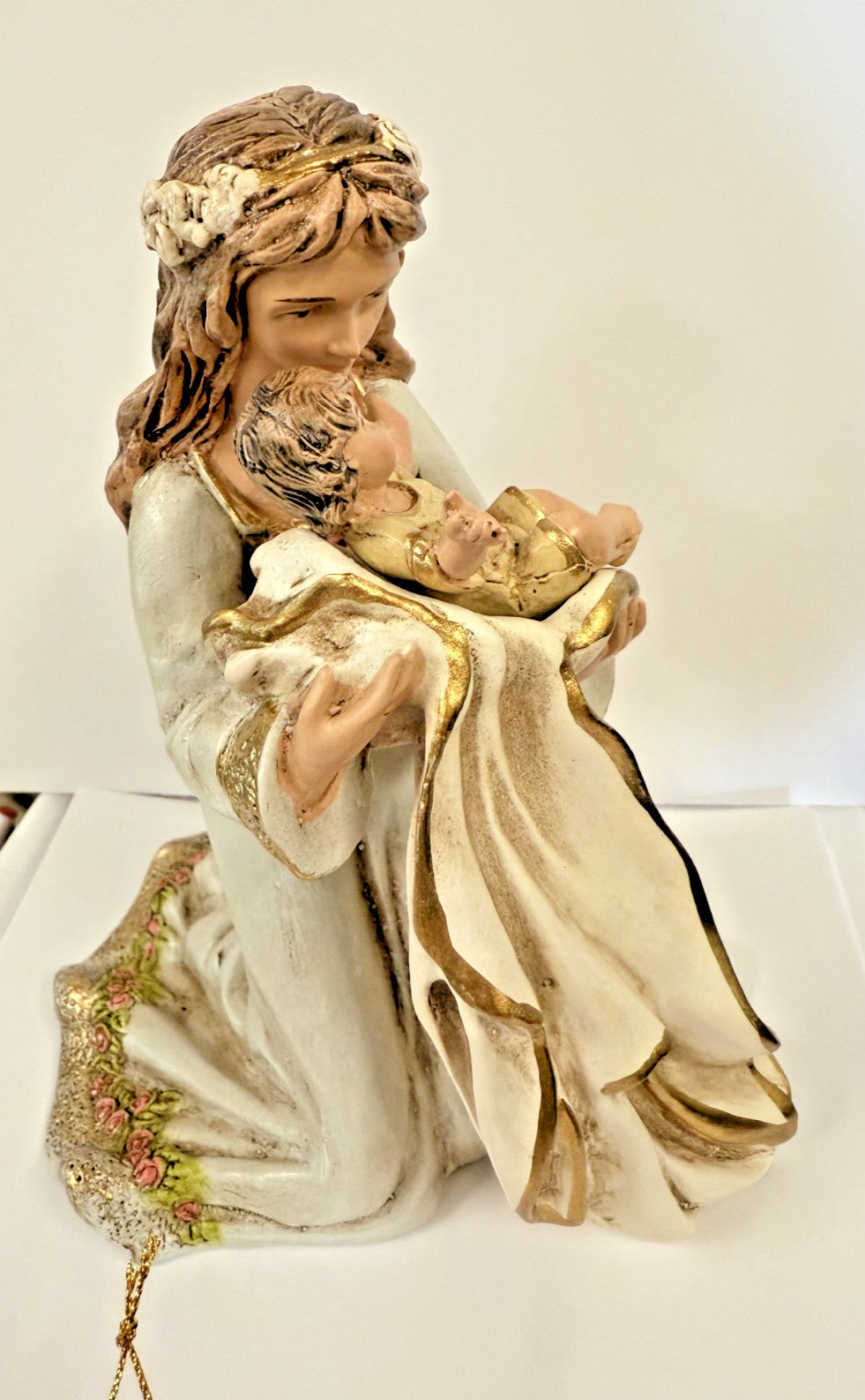 Virgin of Tenderness 7.75" Hand Painted  Statue, New Colombia #L084 - Journeys of Faith