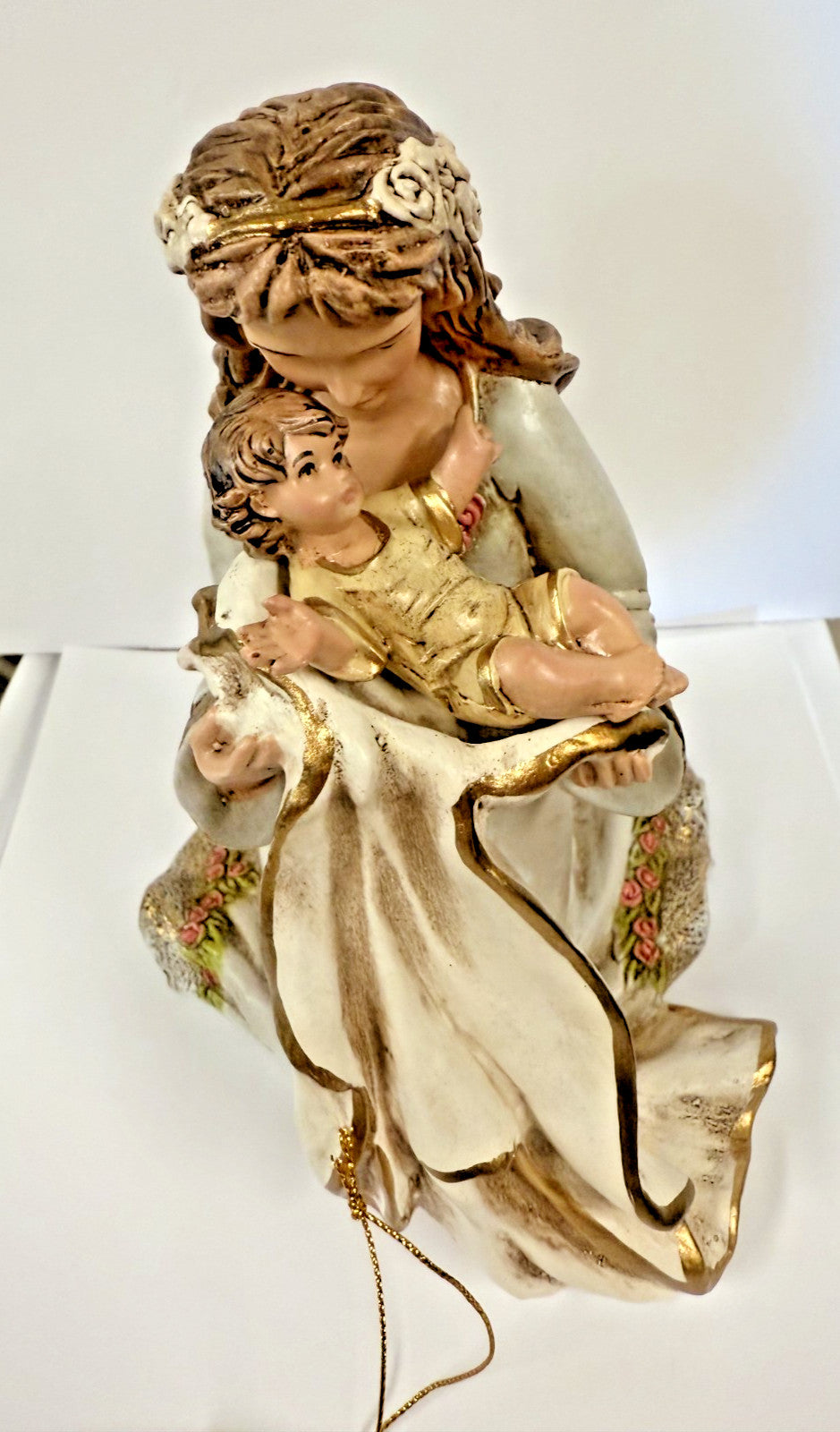 Virgin of Tenderness 7.75" Hand Painted  Statue, New Colombia #L084 - Journeys of Faith