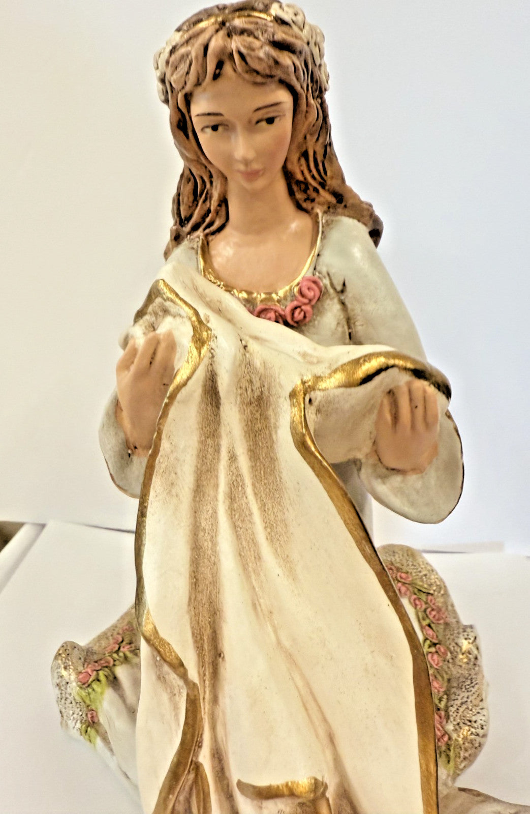 Virgin of Tenderness 7.75" Hand Painted  Statue, New Colombia #L084 - Journeys of Faith