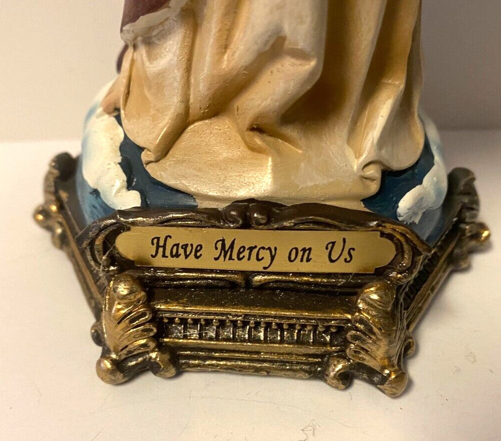 Sacred Heart Of Jesus  9" Statue, New #AB-173 - Journeys of Faith