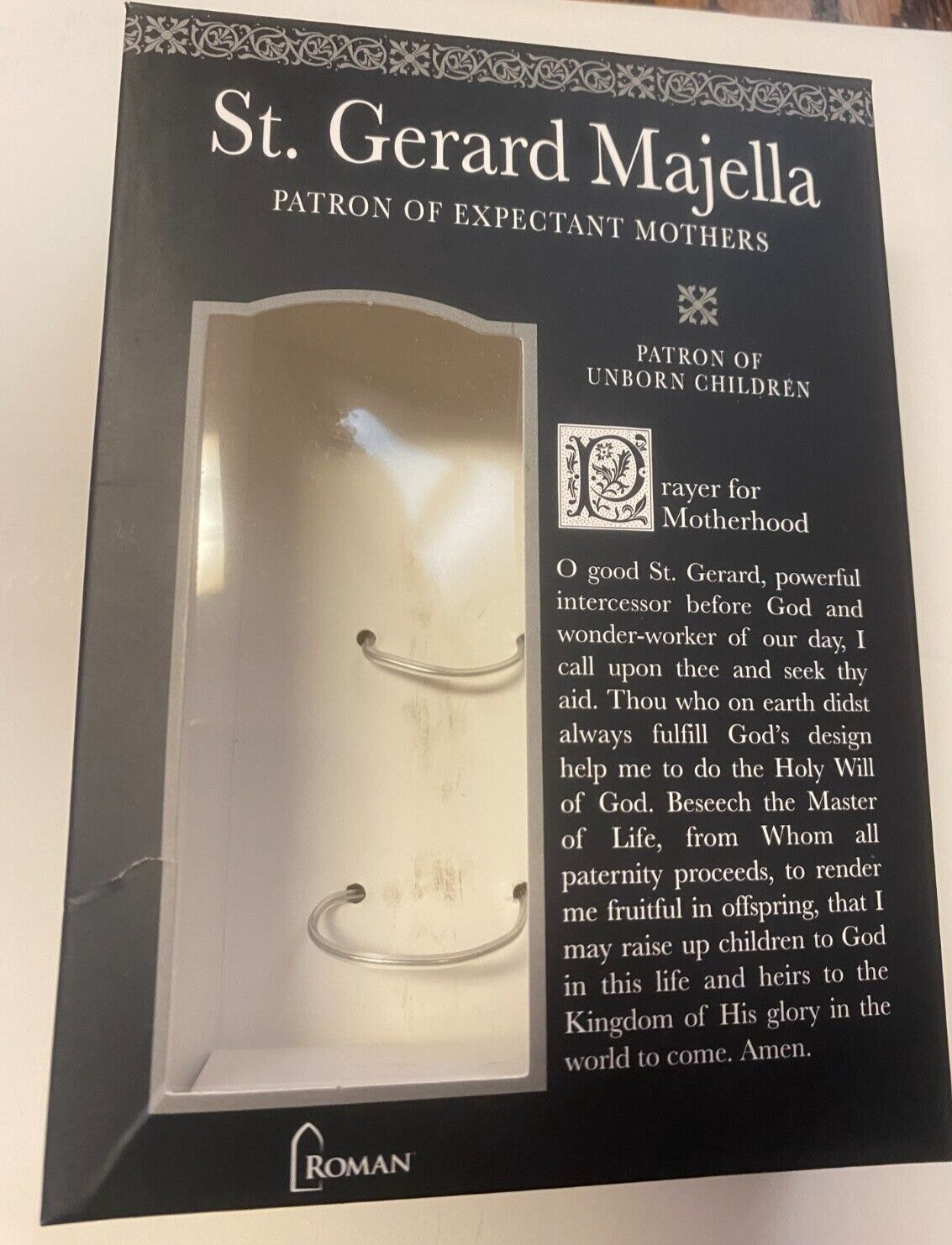 Saint Gerard Majella Small 4"  Statue,+ Prayer Card & Bio,  New #RM-07 - Journeys of Faith
