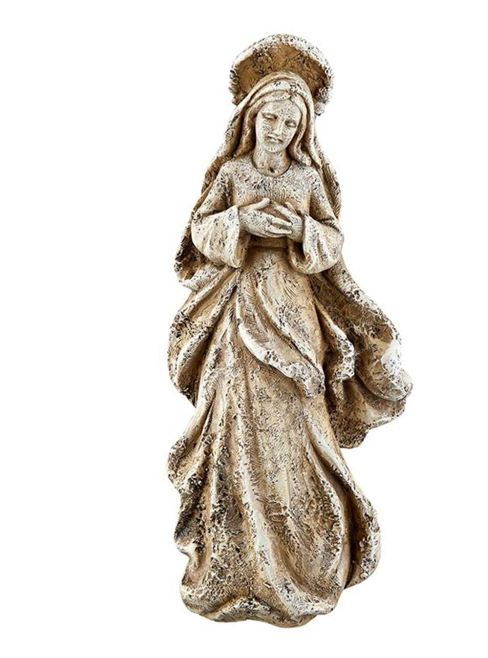 "Our Lady of Love" / Blessed Mother  14"  Plaque/Statue, New - Journeys of Faith
