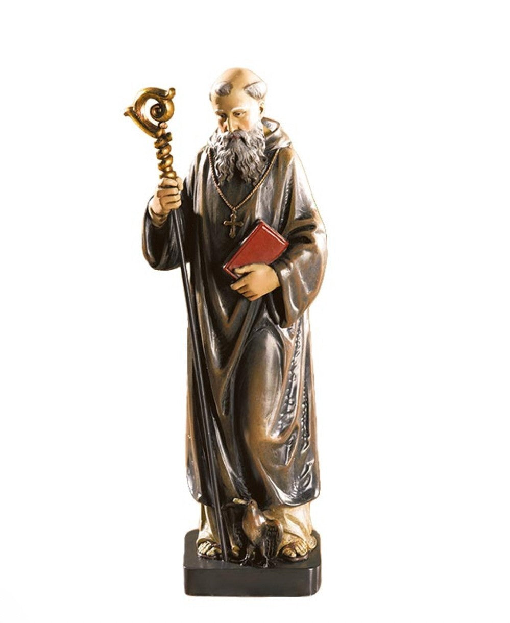 Saint Benedict 8" Staue, New - Journeys of Faith