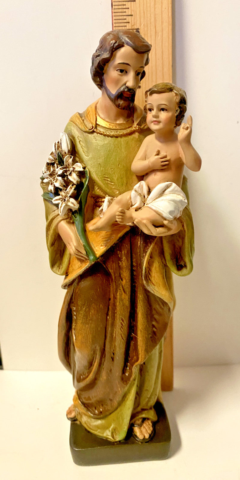 Saint Joseph with Child  8" Statue, New #AB-169 - Journeys of Faith
