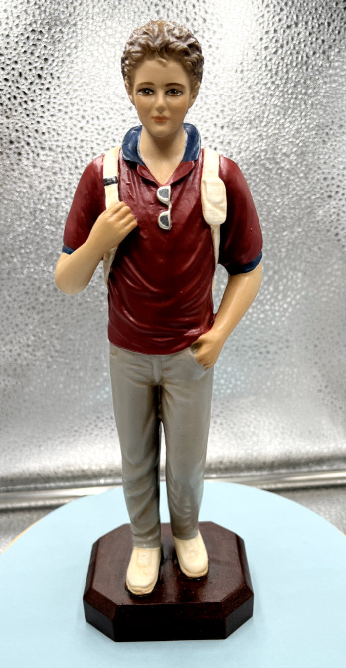 Blessed Carlo Acutis,Apostle of the Eucharist Statue 10" New from Colombia #F007 - Journeys of Faith