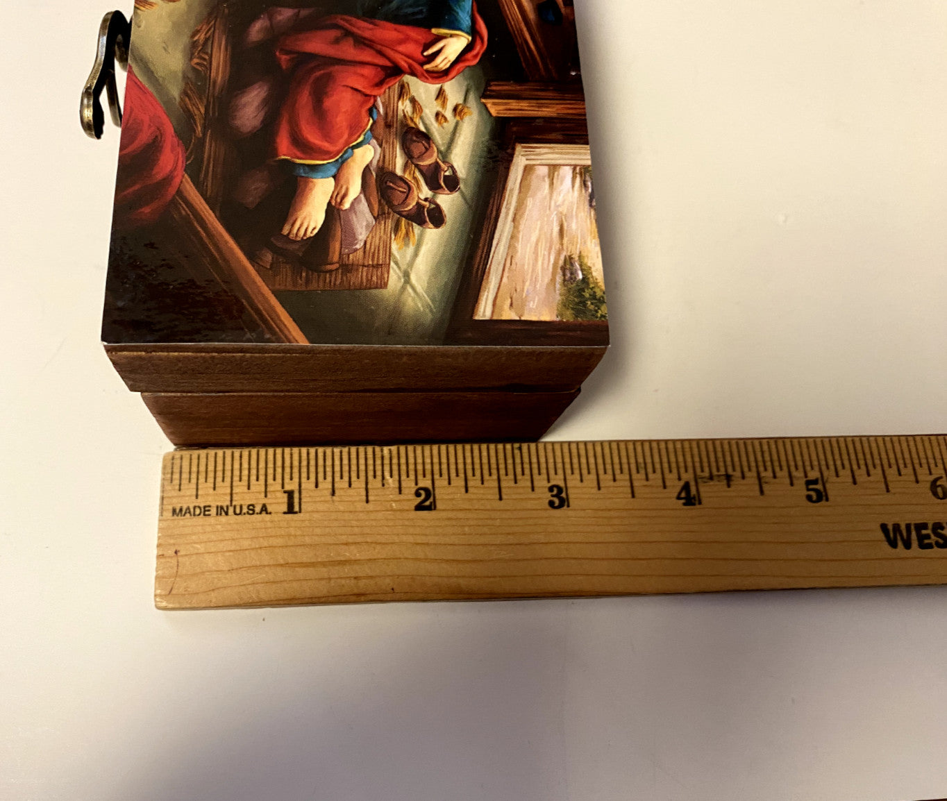 Sleeping Saint Joseph Petition Wood Box , New - Journeys of Faith