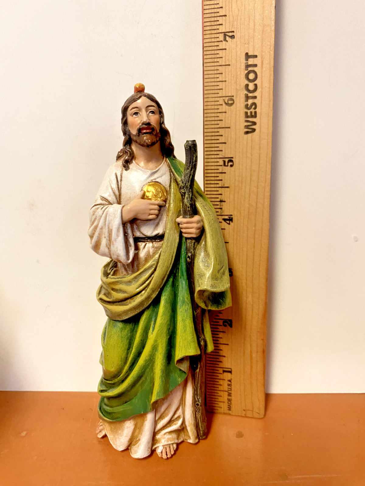 Saint Jude (Patron Saint of Difficult Situations) 6" Statue , New - Journeys of Faith