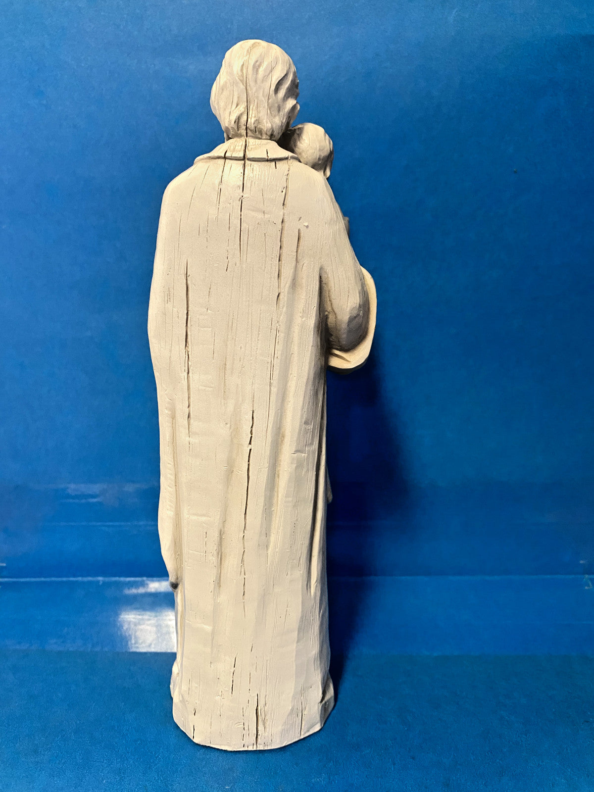 Saint Joseph with Child  8" Stone Finish Statue, New - Journeys of Faith