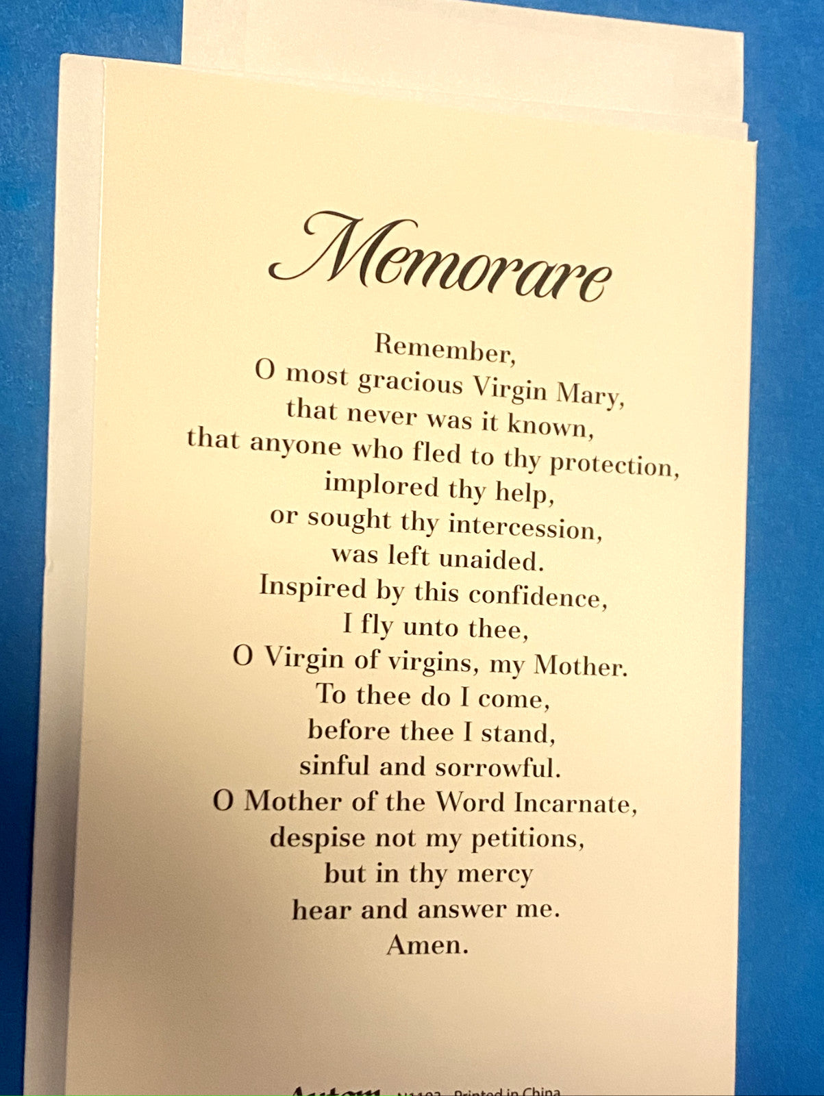 Blessed Mother with Child Blank Note Card w/envelope,New #AB-25-4 - Journeys of Faith