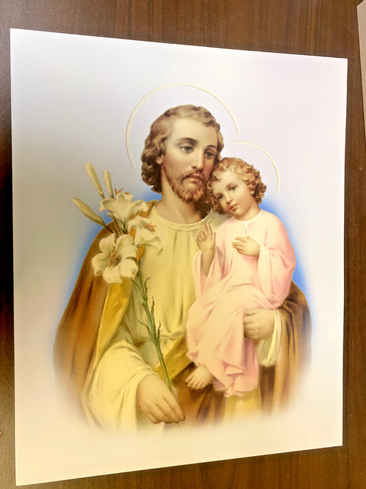 Saint Joseph  16" x 20" Poster, New. # - Journeys of Faith