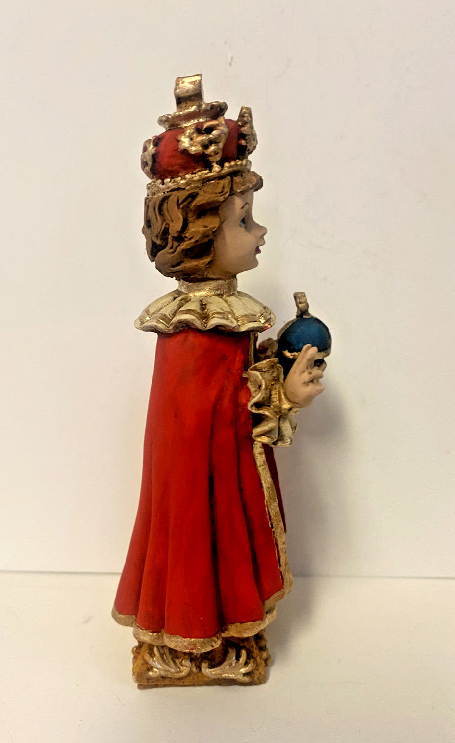 Infant Jesus of Prague Small Hand Painted  5" " Statue, New from Colombia #L010 - Journeys of Faith