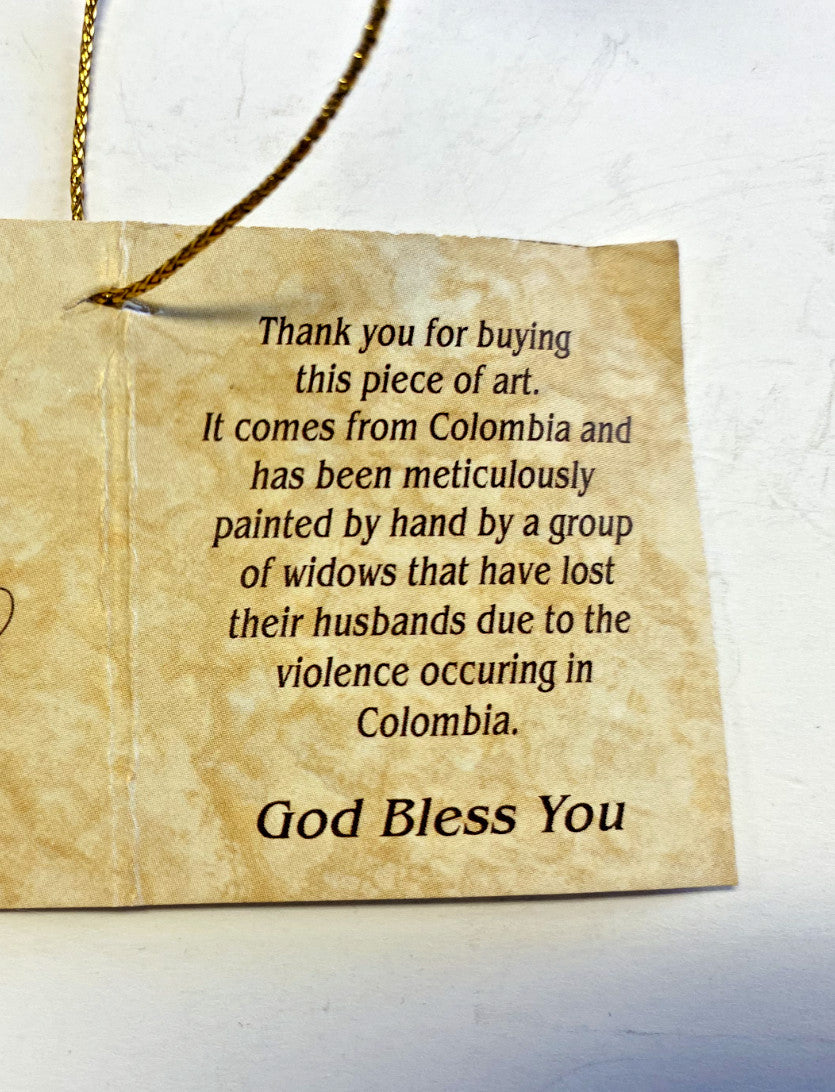 Infant Jesus of Prague Small Hand Painted  5" " Statue, New from Colombia #L010 - Journeys of Faith