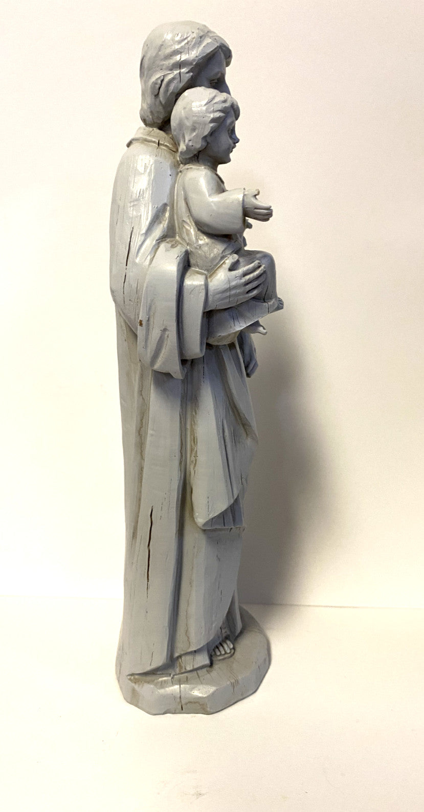 Saint Joseph with Child Stone Finish 8" Statue, New #AB-184 - Journeys of Faith