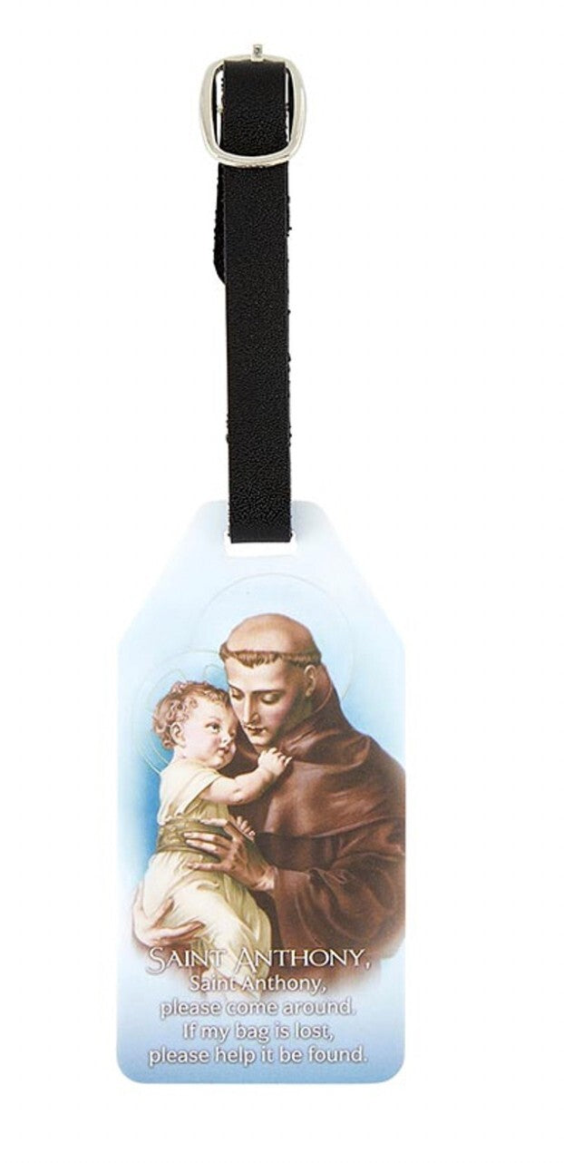Saint Anthony of Padua  Luggage Tag, New #AB-97 - Journeys of Faith