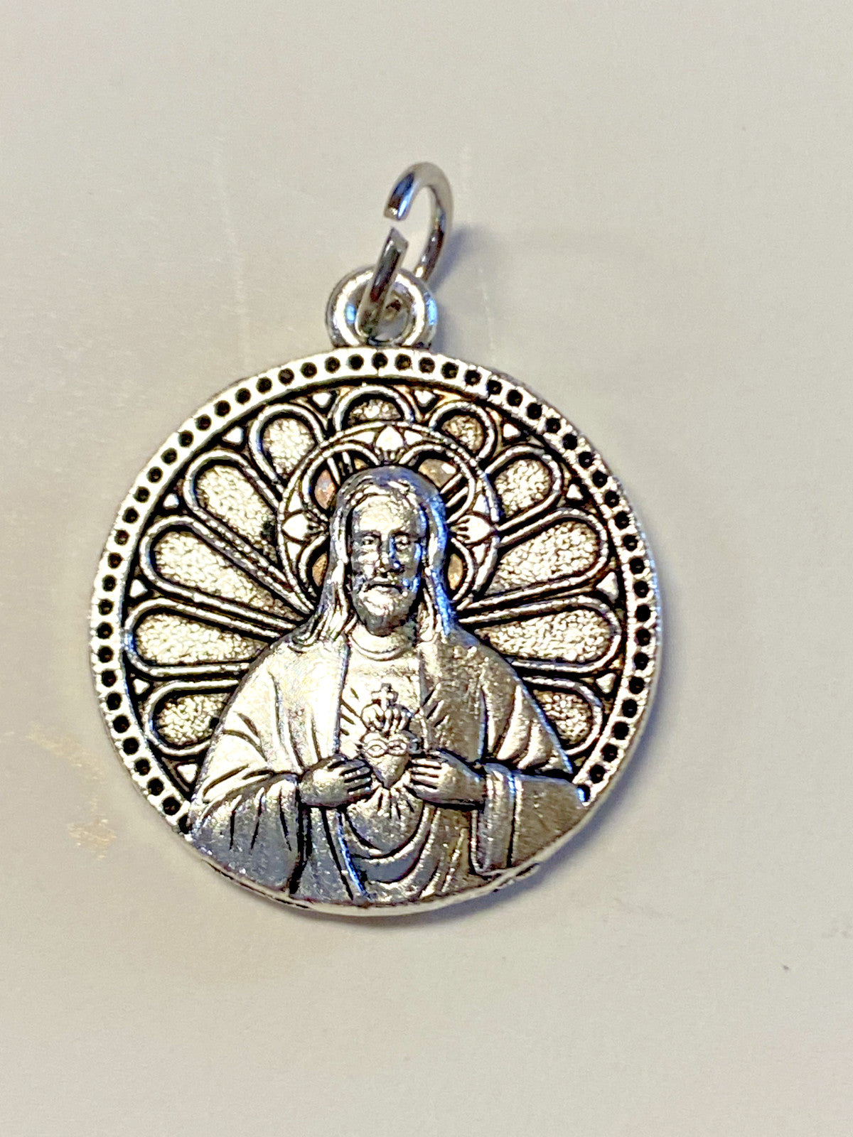 Sacred Heart  of Jesus & Our Lady of Mount Carmel Medal, New #MD-021 - Journeys of Faith