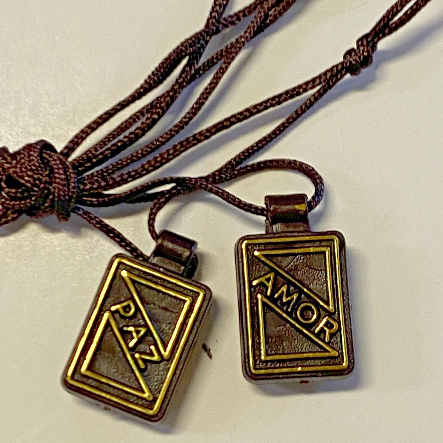 Our Lady of Mount Carmel & Sacred Heart Brown Scapular, New #MD-037 - Journeys of Faith