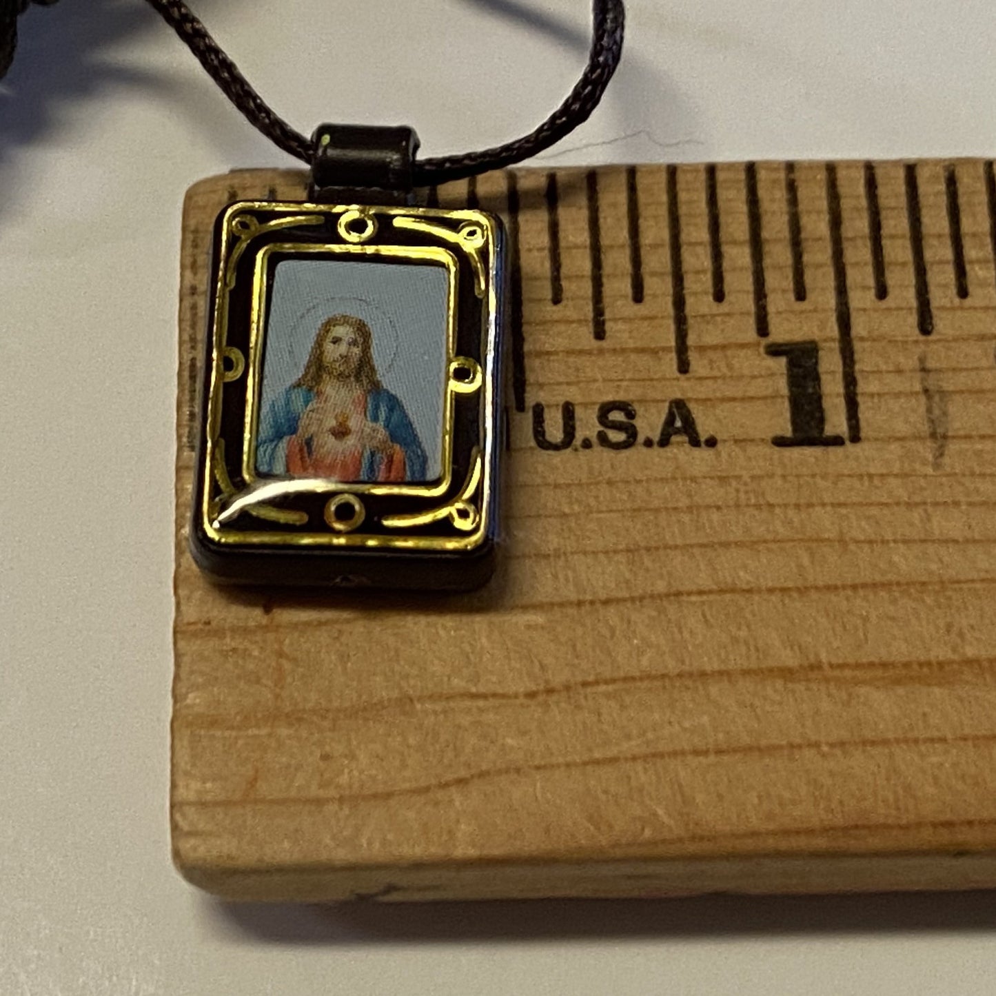 Our Lady of Mount Carmel & Sacred Heart Brown Scapular, New #MD-037 - Journeys of Faith