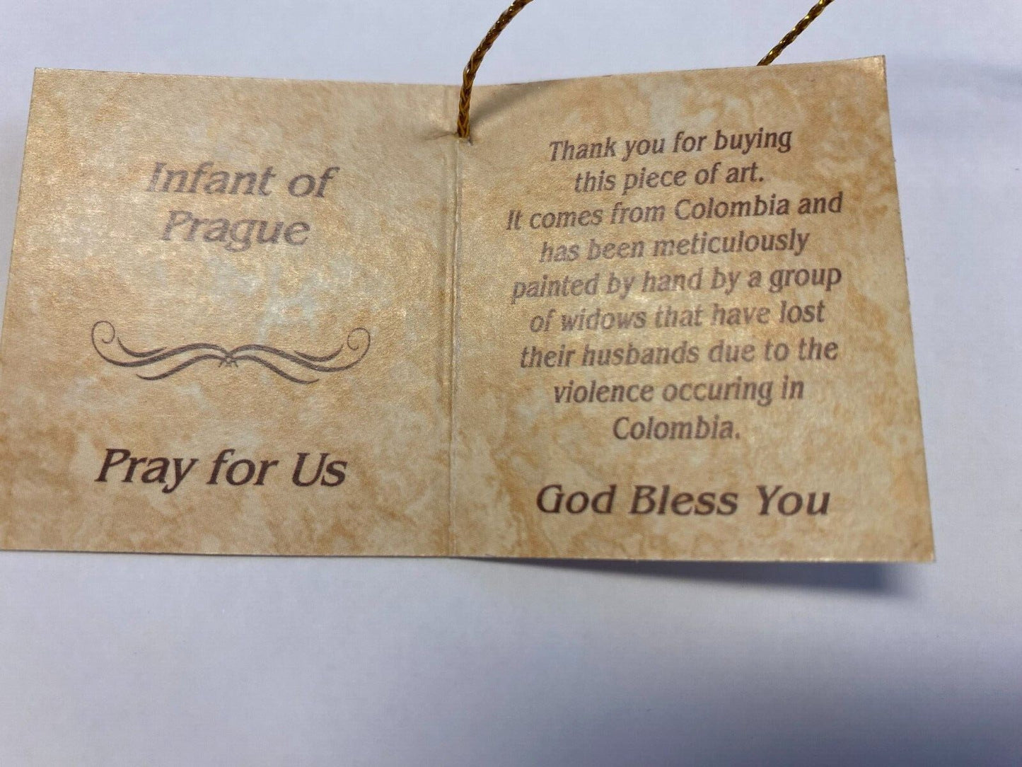 Infant Jesus of Prague 11" Statue, New from Colombia #L074 - Journeys of Faith