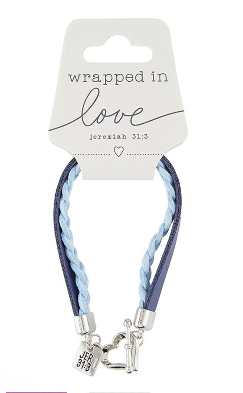 In Love Heart Blue Bracelet, New #MD-082 - Journeys of Faith