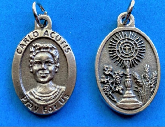 Blessed Carlo Acutis,(Apostle of the Eucharist )Medal, New #PC-102 - Journeys of Faith