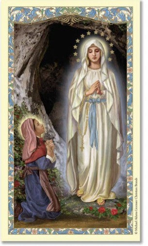Saint Bernadette Laminated Prayer Card, New #PCL-31 - Journeys of Faith