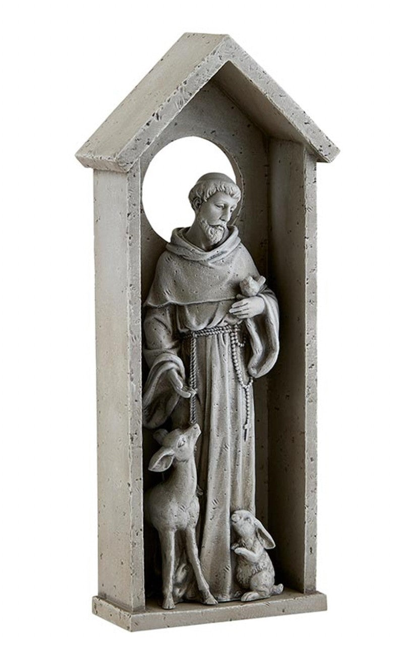 Saint Francis of Assisi 12" Wall Plaque, New #AB265-R2 - Journeys of Faith