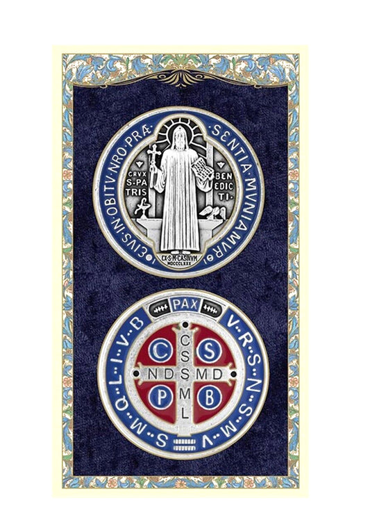 Saint Benedict the Symbolic Meaning of the Medal, Card, New #PC-30 - Journeys of Faith
