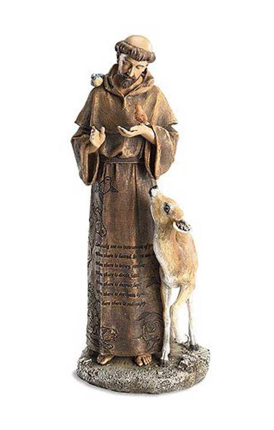 Saint Francis of Assisi 12 " Statue, New #AB-144 - Journeys of Faith