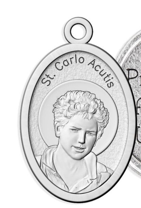 St Carlo Acutis, (Apostle of the Eucharist Medal), New #PC-103 - Journeys of Faith