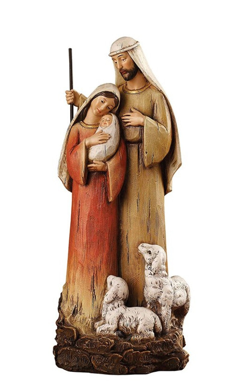Holy Family  12" Statue, New #AB-255-R2 - Journeys of Faith