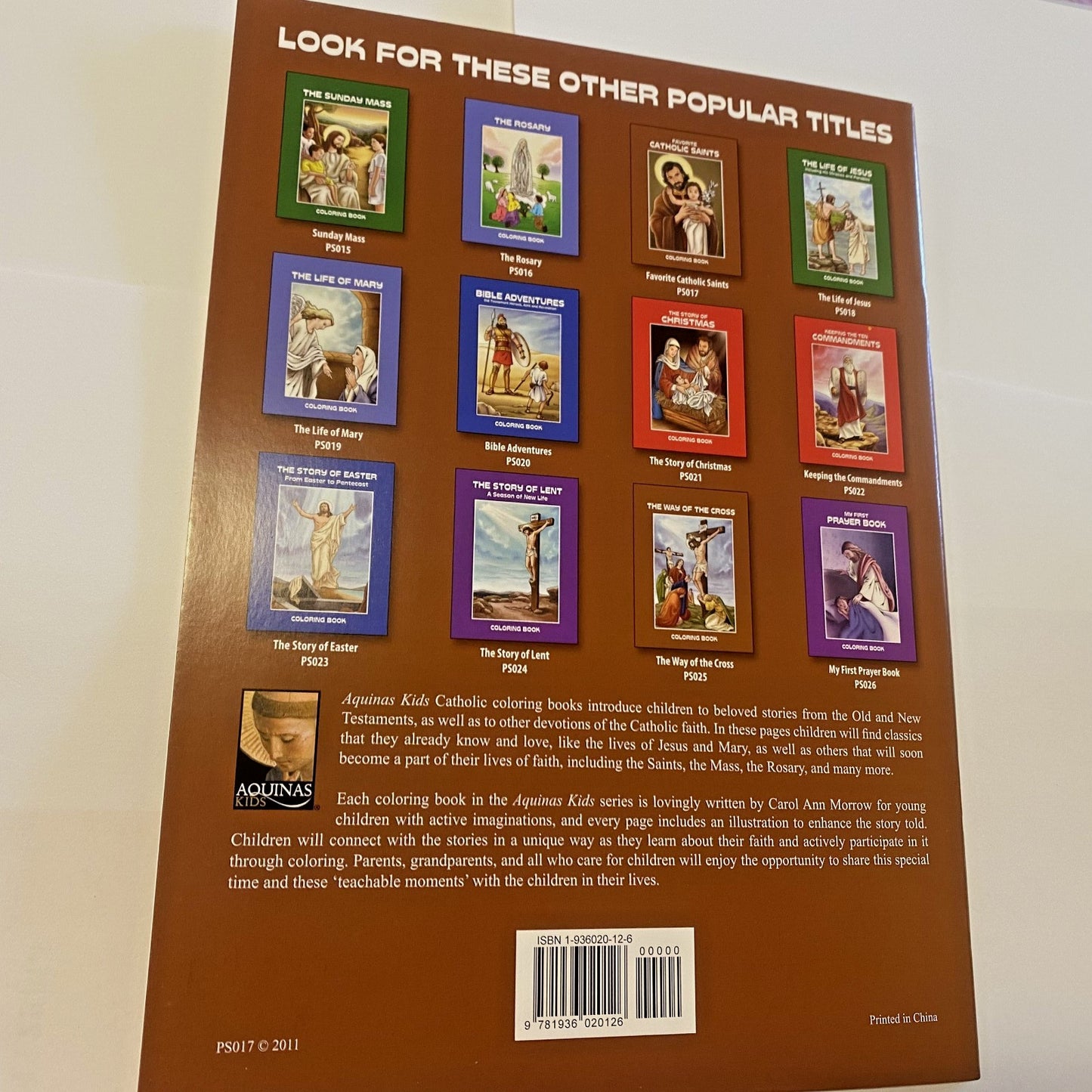 Catholic Saints Children's Coloring Book, New #AB-319-R2 - Journeys of Faith