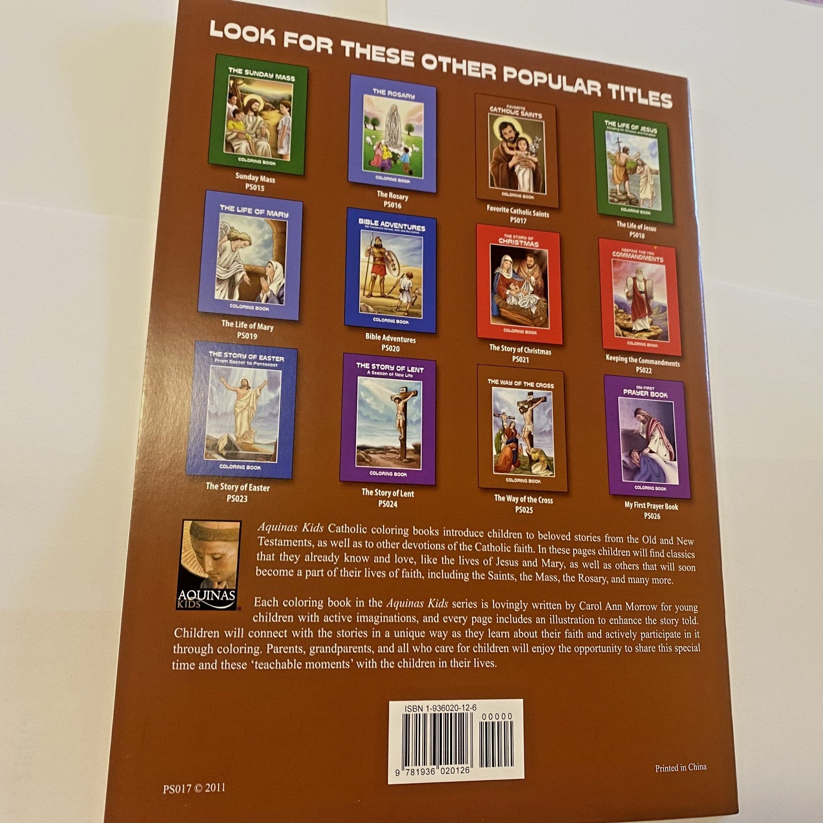 Catholic Saints Children's Coloring Book, New #AB-319-R2 - Journeys of Faith