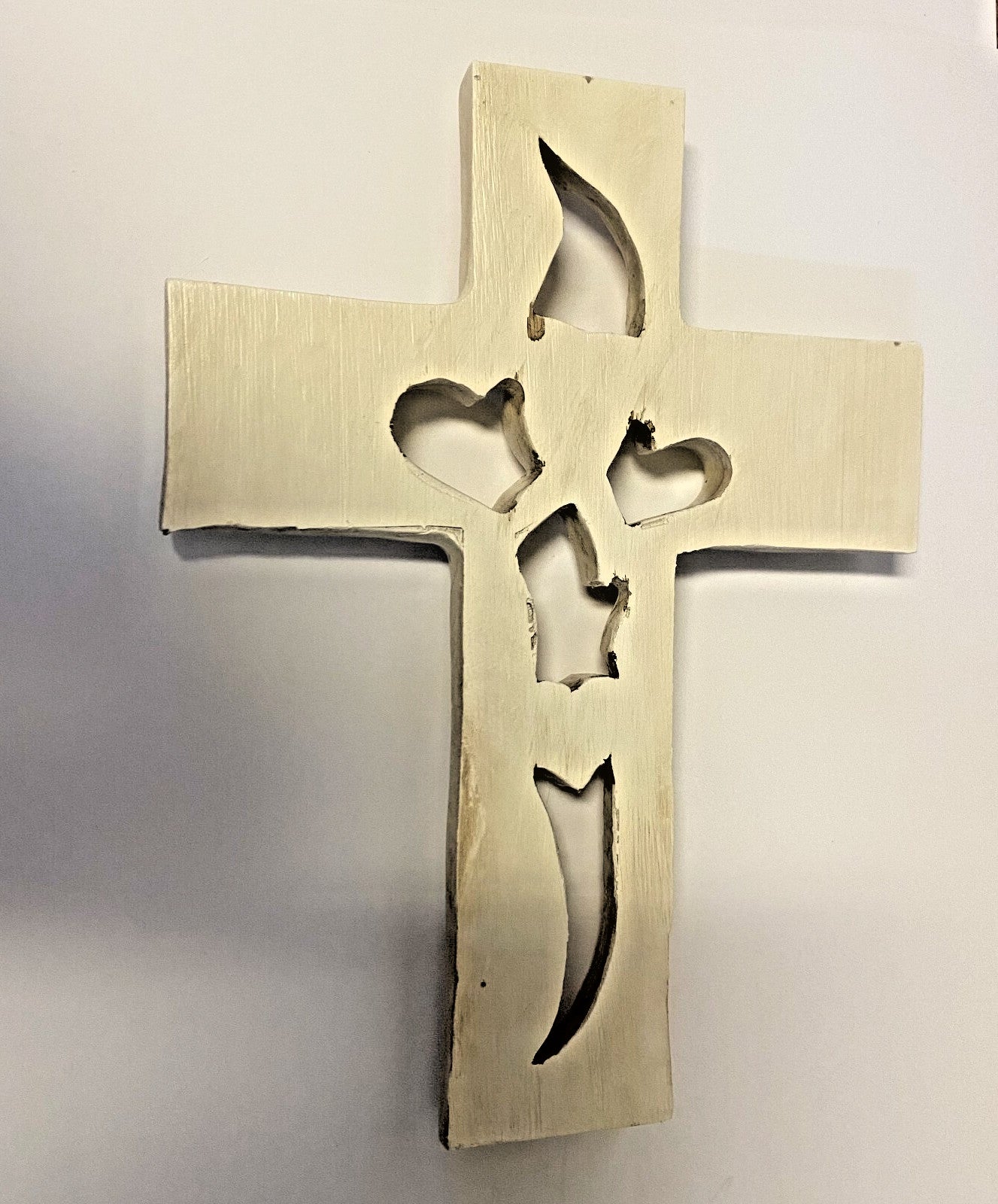 Interwoven Hearts Cross, 6.88", New #AB-322-R2 - Journeys of Faith