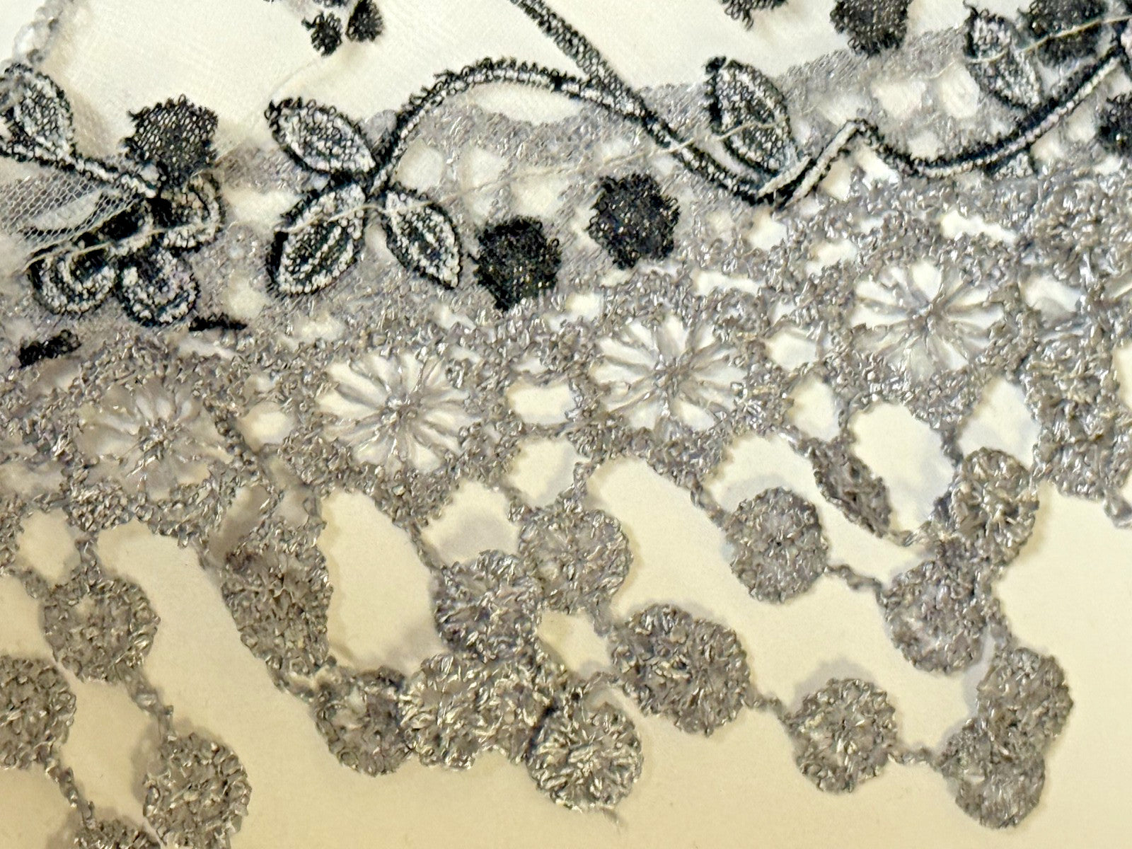 Women's  Dark Gray Lace Church Veil, New #AB-426-R2 - Journeys of Faith