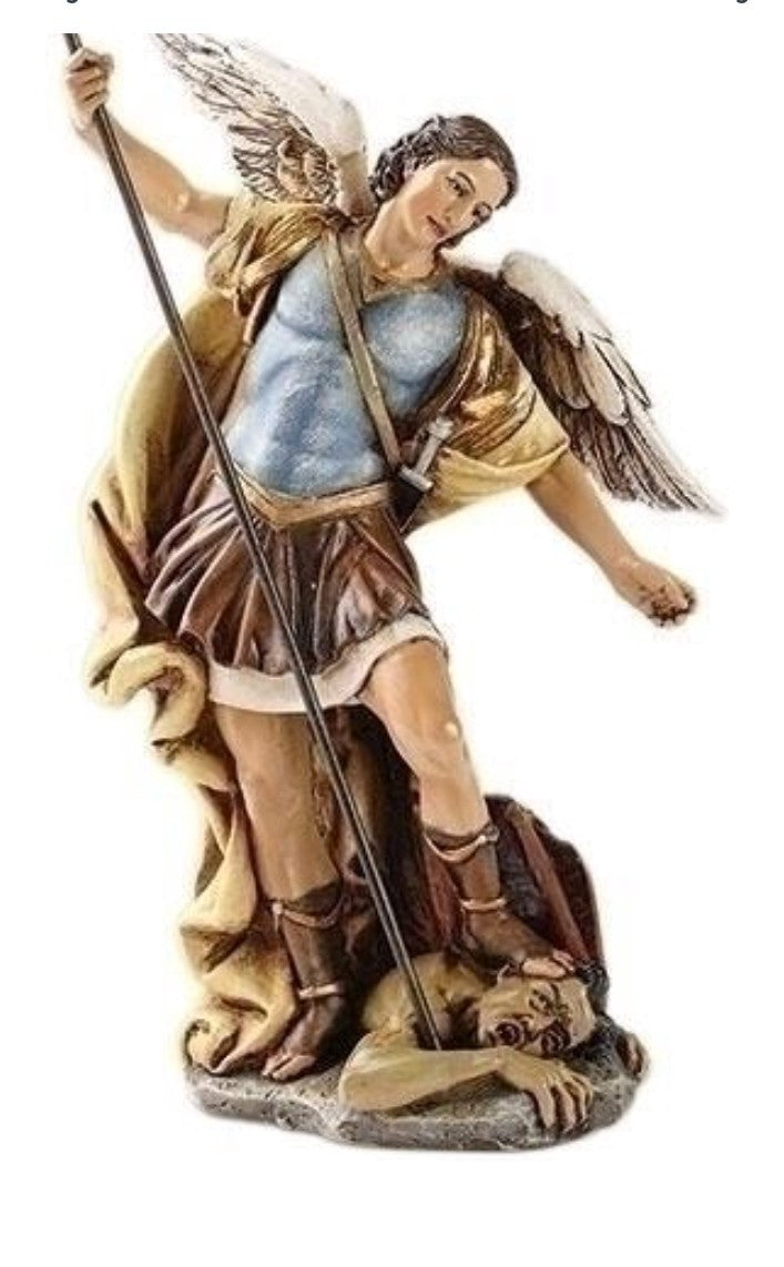 Saint Michael The Archangel  7.5" Statue, New #RM-029 - Journeys of Faith