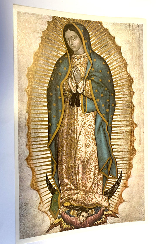 Our Lady of Guadalupe Image 9  x 5.50", New #AB-068 - Journeys of Faith