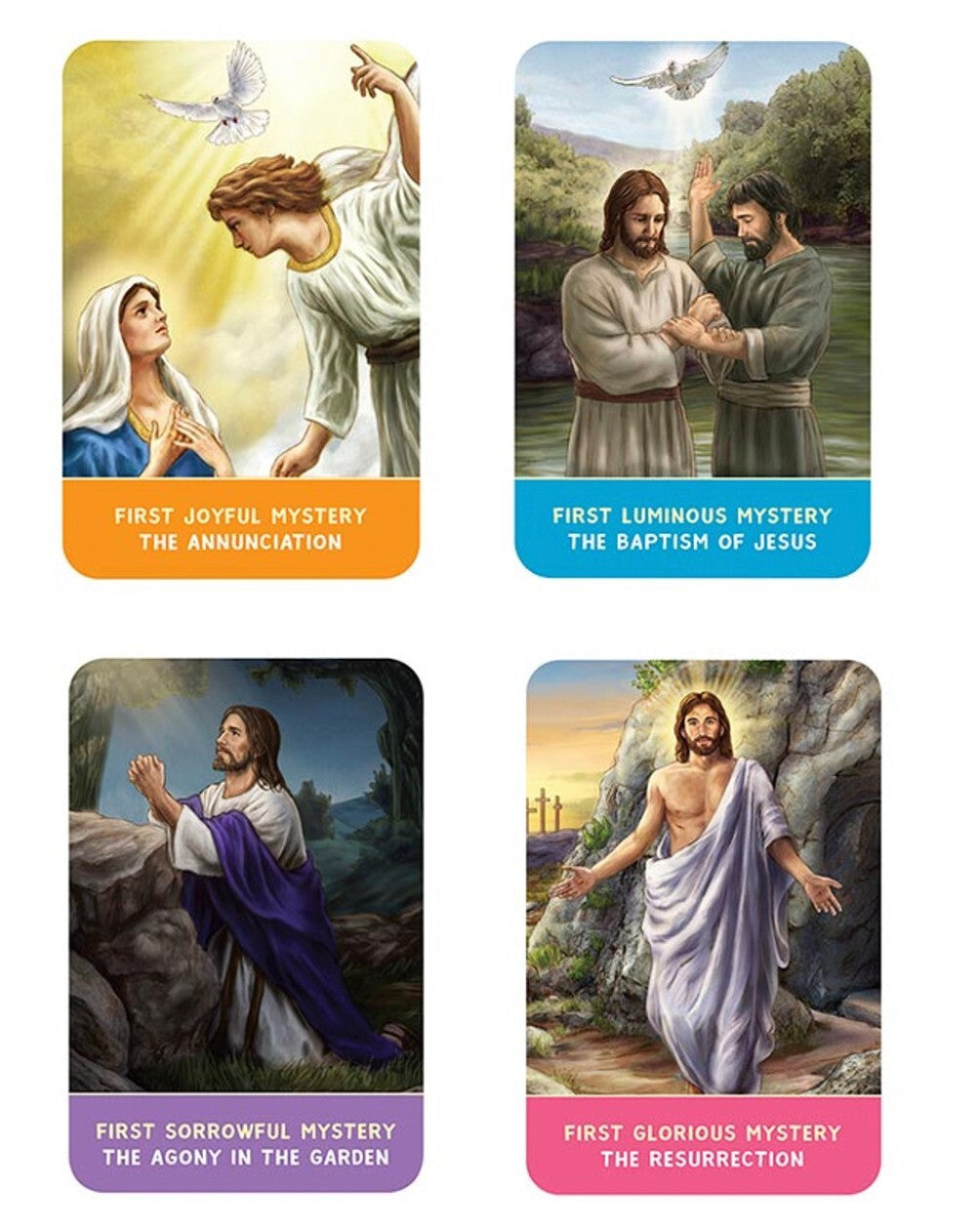 Children's The Rosary Memory Card Game, New #AB-062-2 - Journeys of Faith