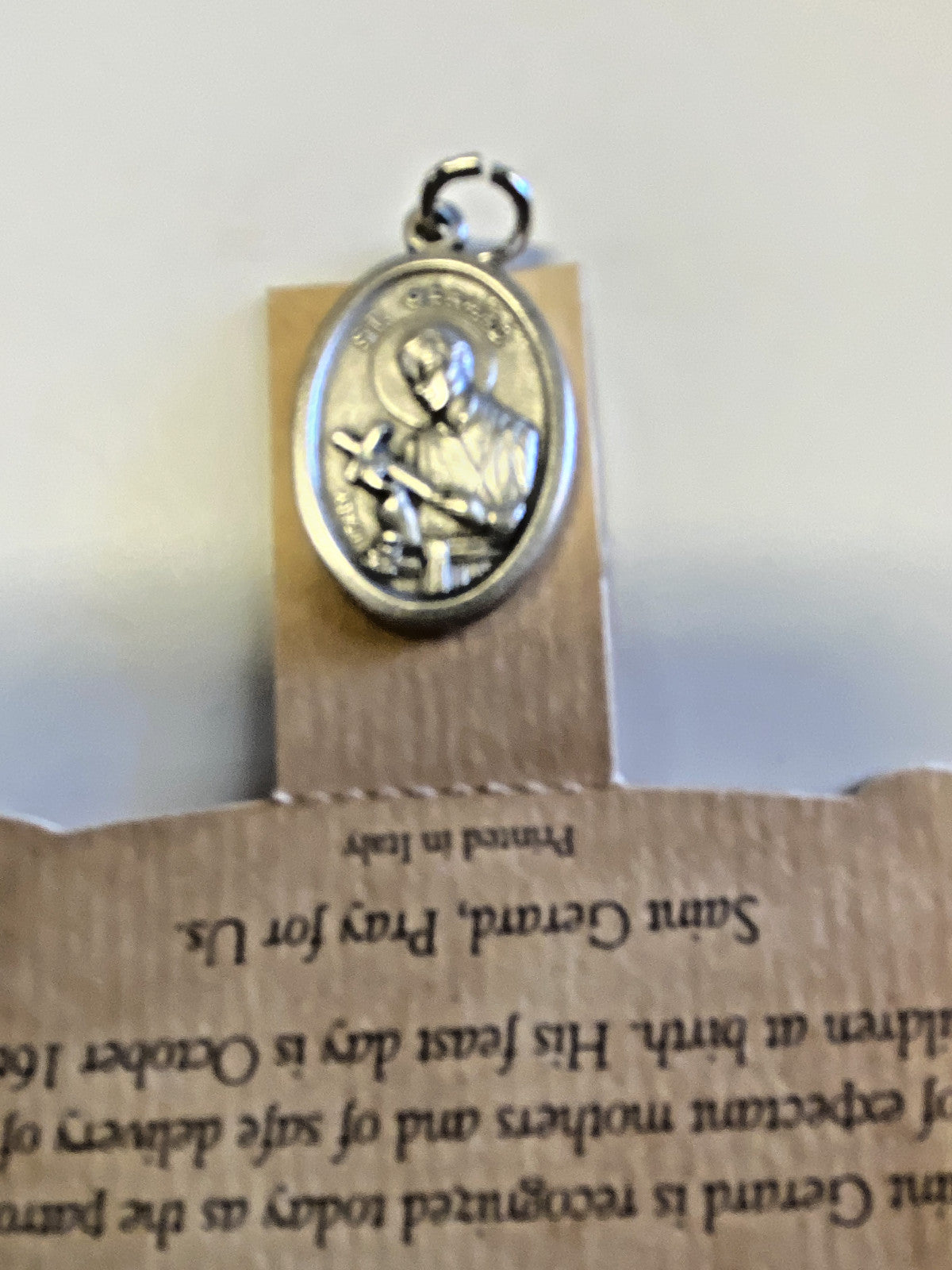 Saint Gerard Majella Patron St of Expectant Mothers Prayer + Medal, New#PCM-015 - Journeys of Faith