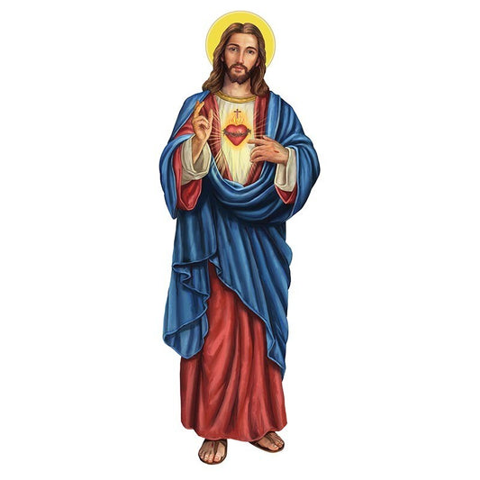 Sacred Heart Of Jesus  3' Wall Plaque, New - Journeys of Faith