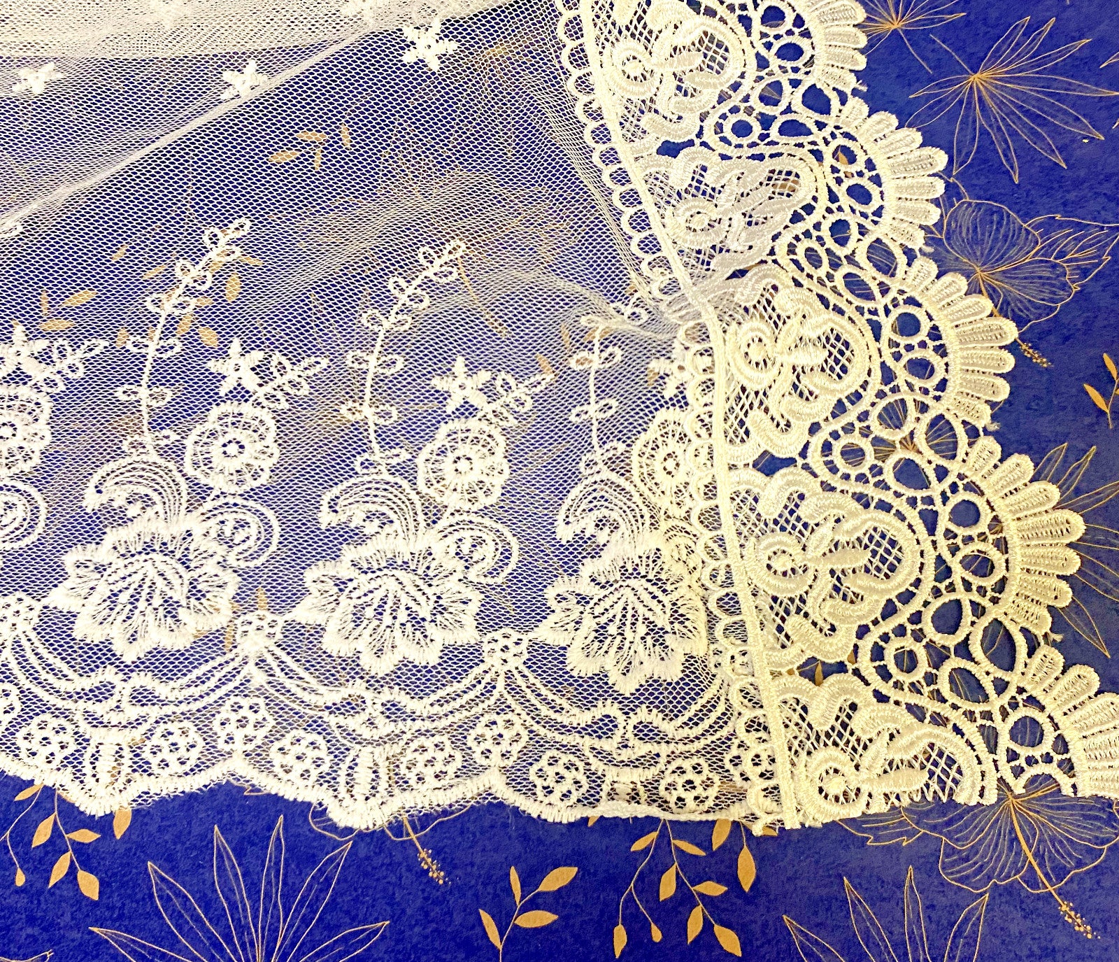 Women's White Lace Church Veil, New #AB-285-R2 - Journeys of Faith
