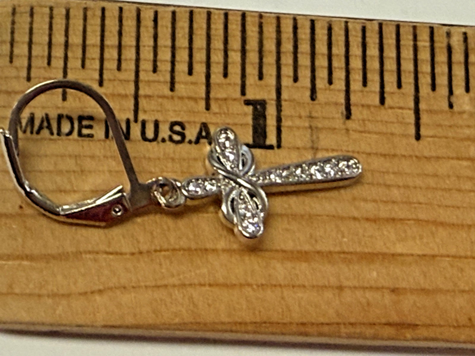 Cross 1.25"  .925 Sterling Silver Drop Earrings, New #Gftshp-86 - Journeys of Faith