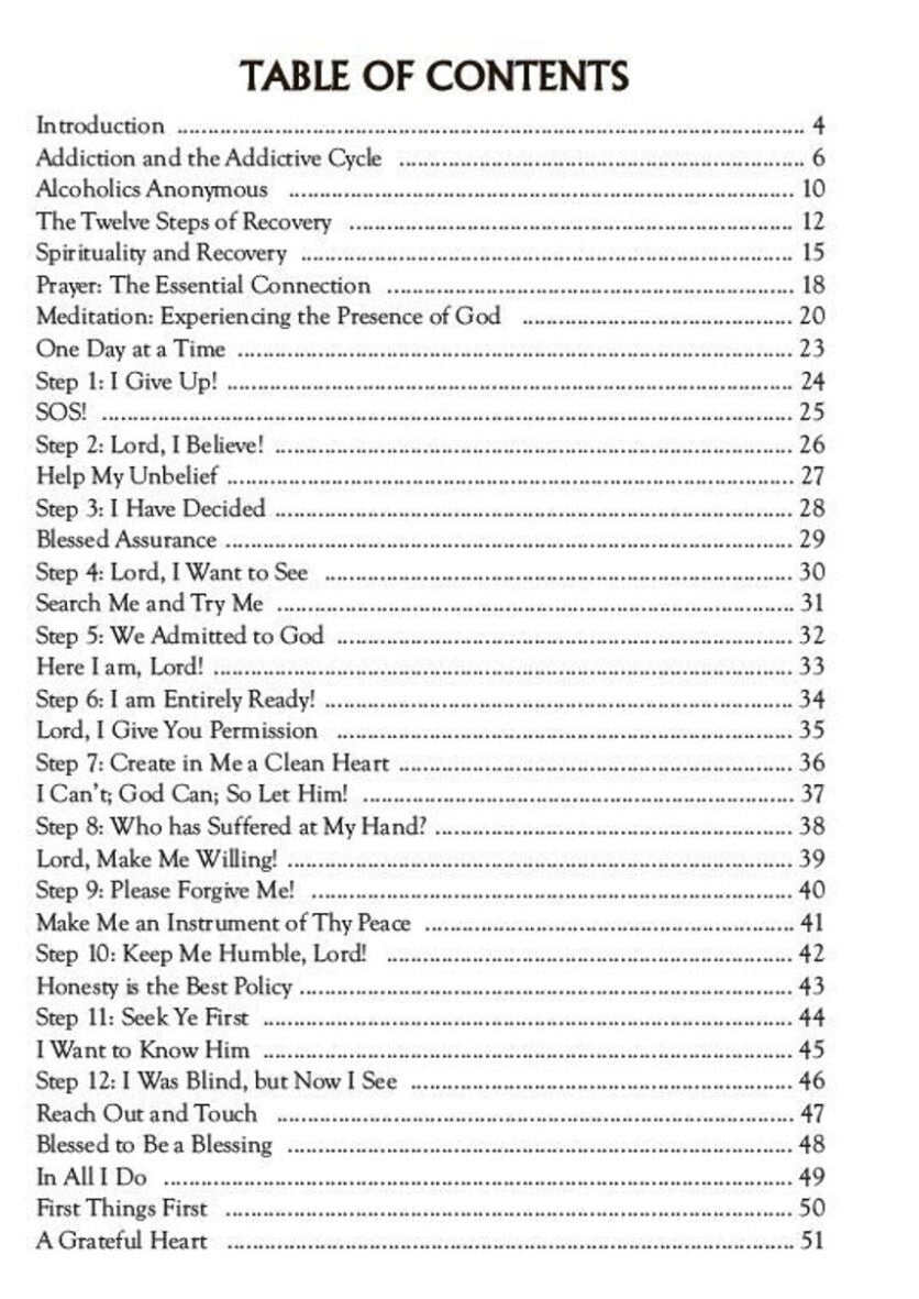 Serenity Meditations Booklet for  Overcoming Addictions, New #AB-325-R2 - Journeys of Faith