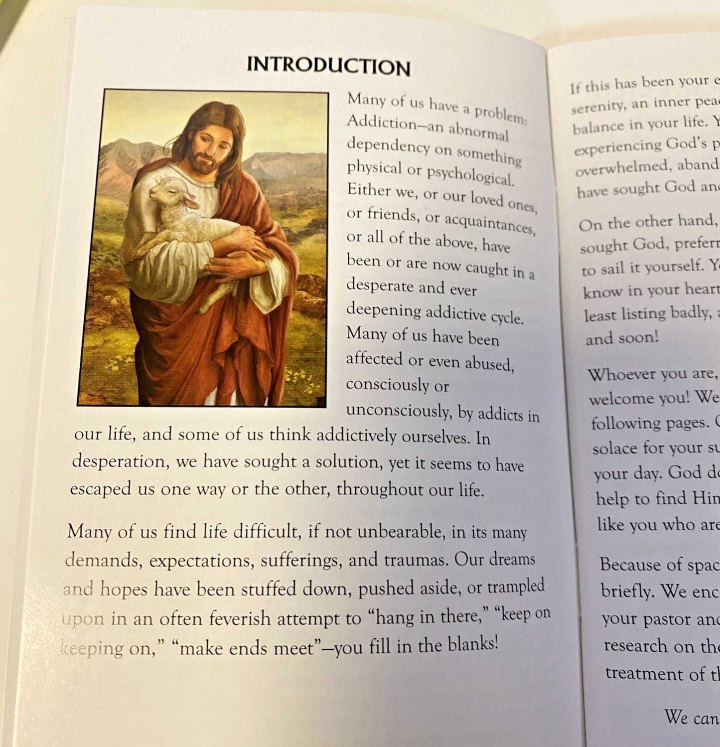Serenity Meditations Booklet for  Overcoming Addictions, New #AB-325-R2 - Journeys of Faith