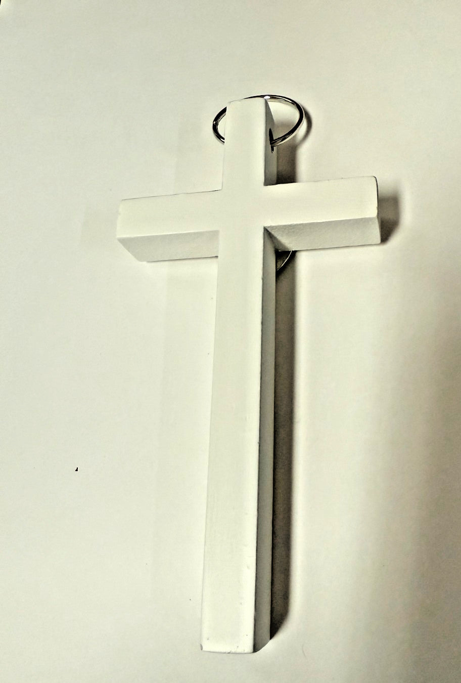 First Holy Communion Girl's White 6" Wood Cross,  New - #Gftshp-107 - Journeys of Faith